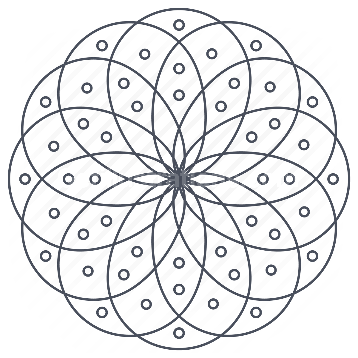 shape, shapes, element, sacred, geometry, floral, dots, circles, flower